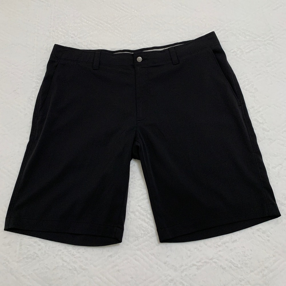 Callaway Golf Shorts Men's 38‎ Black Stretch Active Waistband 10.5" Inseam #1